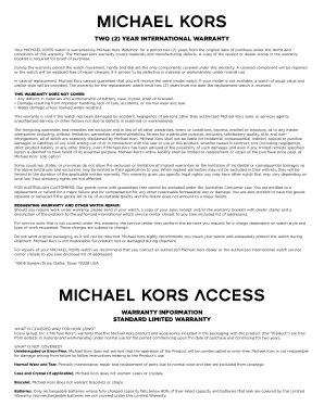 michael kors warranty and repair|Michael Kors refund.